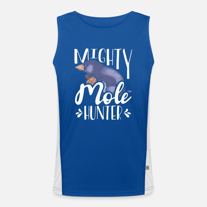 Mighty Mole Hunter Men's Functional Contrast Tank Top 