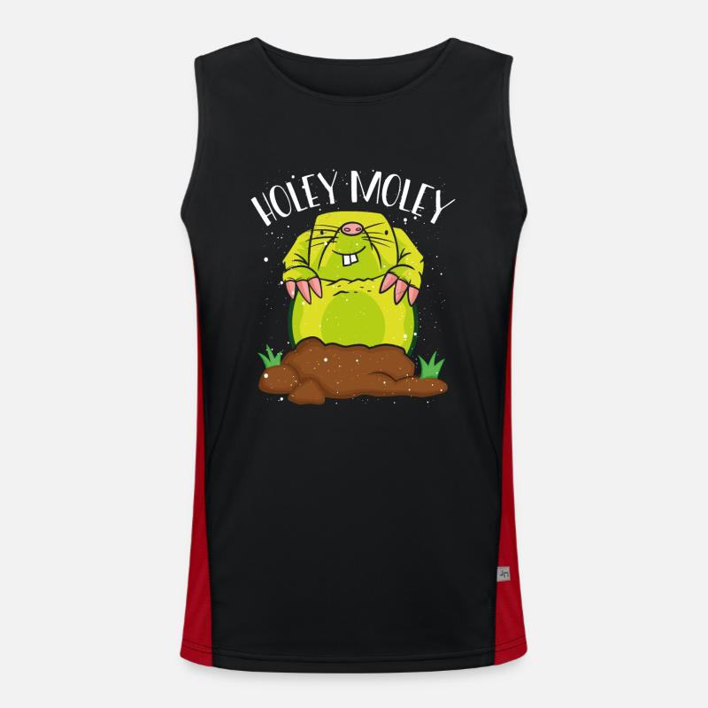 Holey Mole Men's Functional Contrast Tank Top 