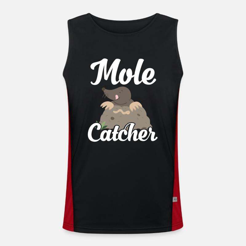 Mole catcher Men's Functional Contrast Tank Top 