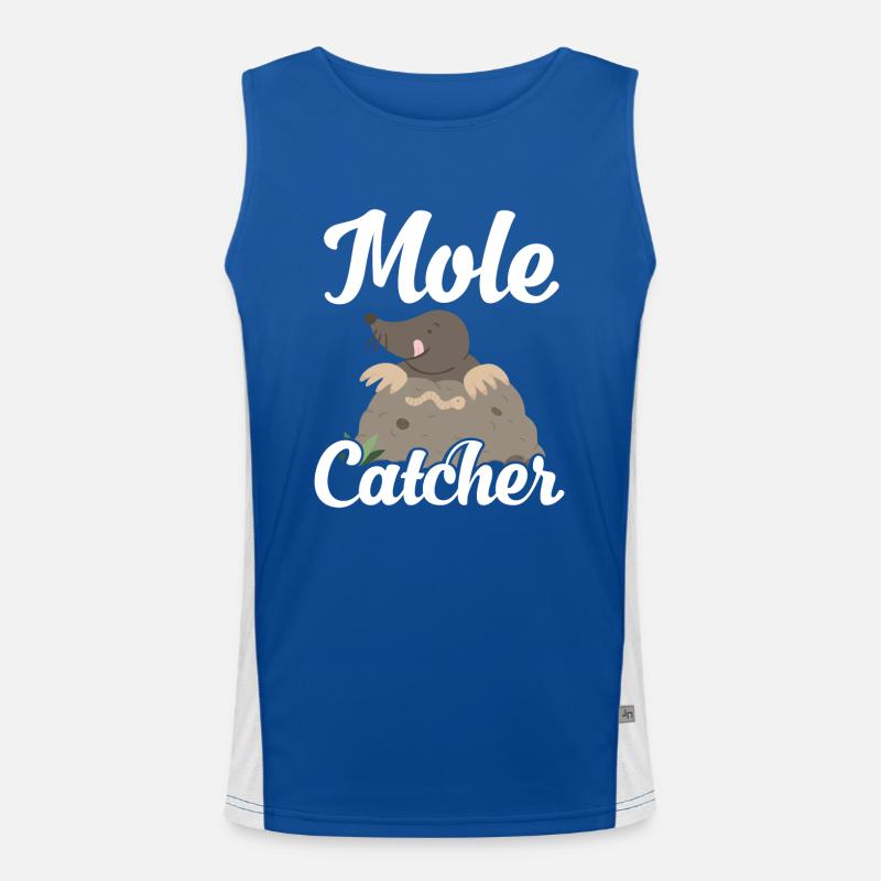 Maulwurfsfänger Funktionelles Kontrast-Tank Top für Männer 