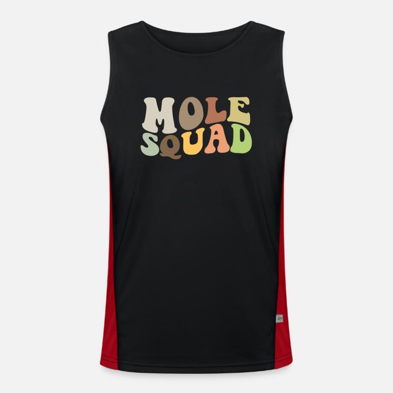 Mole squad Men's Functional Contrast Tank Top 