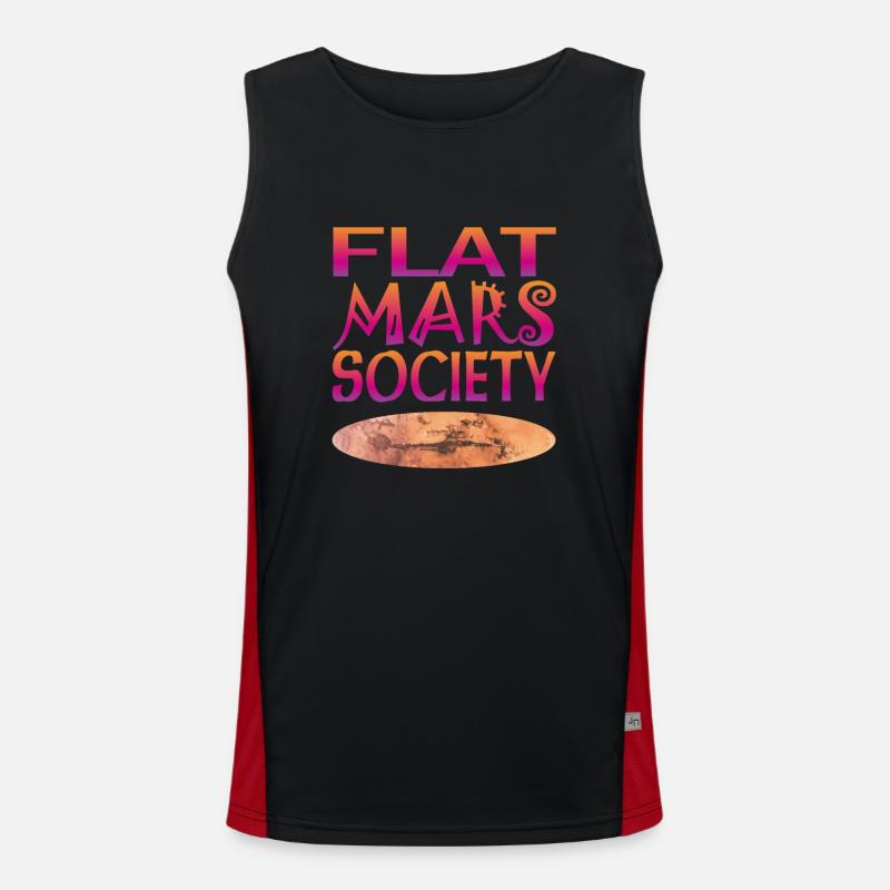 Société Flat Mars Débardeur respirant contrasté Homme 