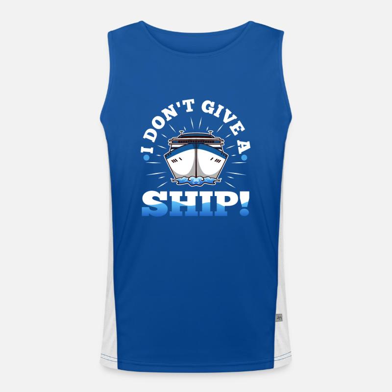 I don't give a ship Funktionelles Kontrast-Tank Top für Männer 