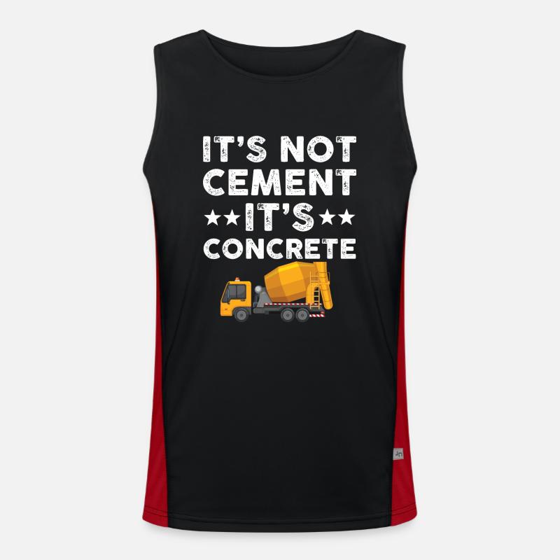 Ce n’est pas du ciment, c’est du béton Débardeur respirant contrasté Homme 