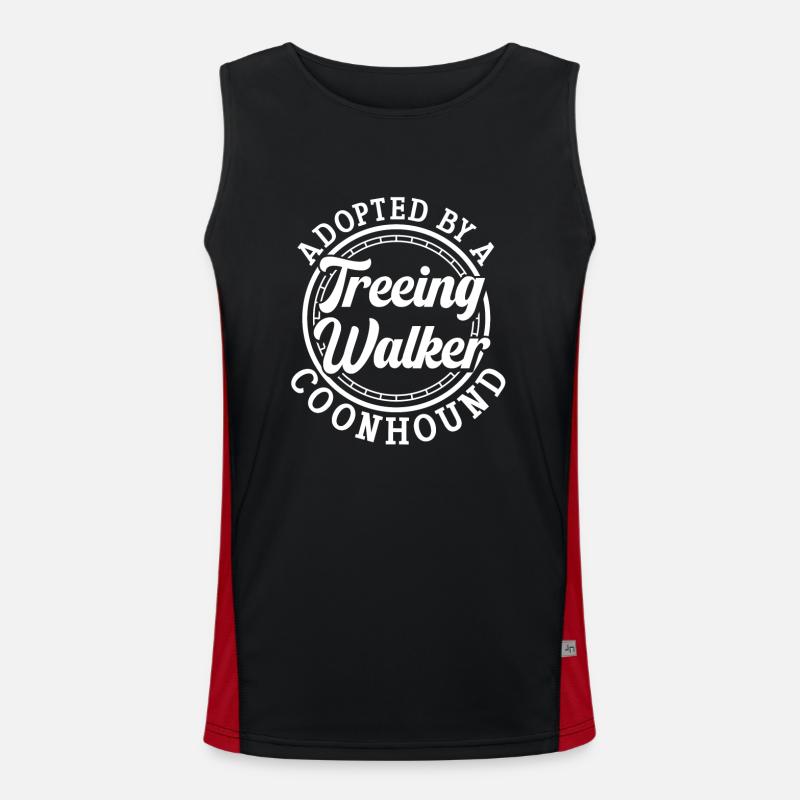Treeing Walker Coonhound Men's Functional Contrast Tank Top 