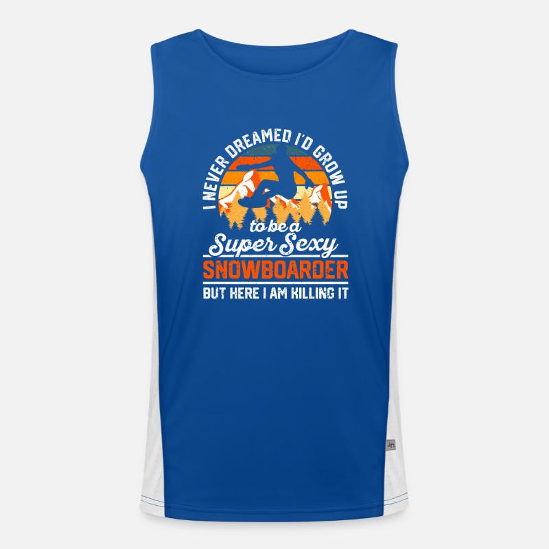 I would never have dreamed that I would one day have a Men's Functional Contrast Tank Top 