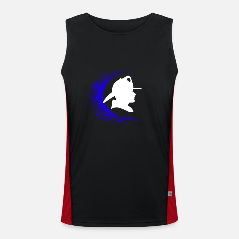 Fireman Men's Functional Contrast Tank Top 