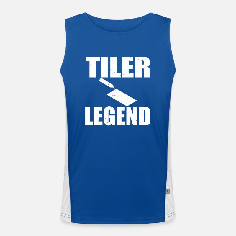 Tiler legend Men's Functional Contrast Tank Top 