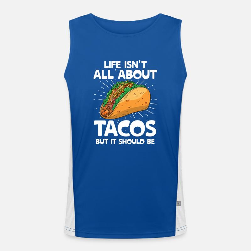 La vie n’est pas qu’une question de tacos, mais elle devrait l’être Débardeur respirant contrasté Homme 