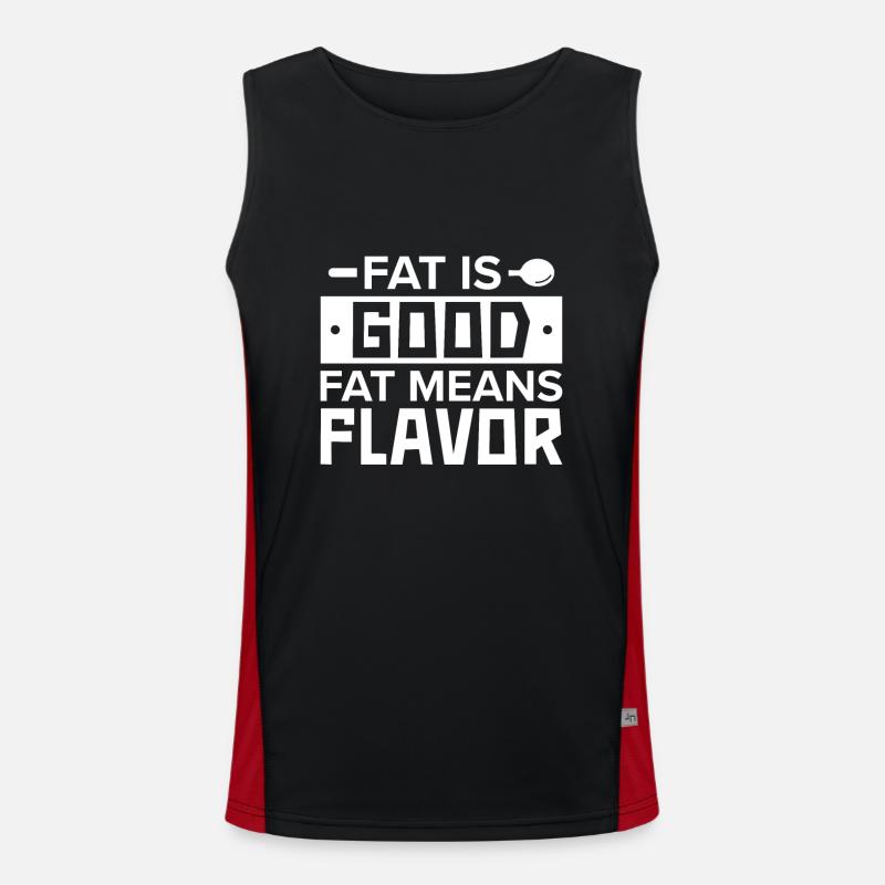Küchenchef Spruch Geschenk Lustig Koch Funktionelles Kontrast-Tank Top für Männer 