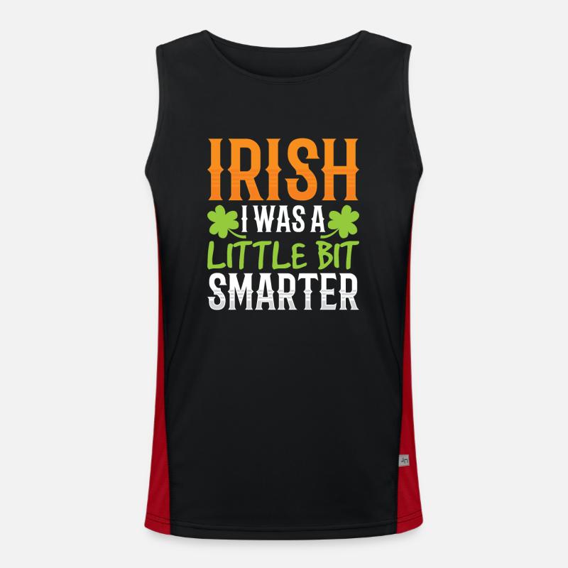 St Patrick's Day Gaelic Ireland Irish Irish Men's Functional Contrast Tank Top 