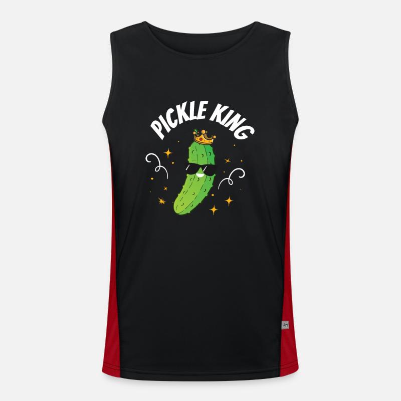 Pickle King Funktionelles Kontrast-Tank Top für Männer 