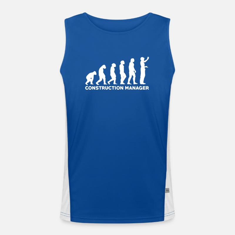 Évolution du gestionnaire de site Débardeur respirant contrasté Homme 