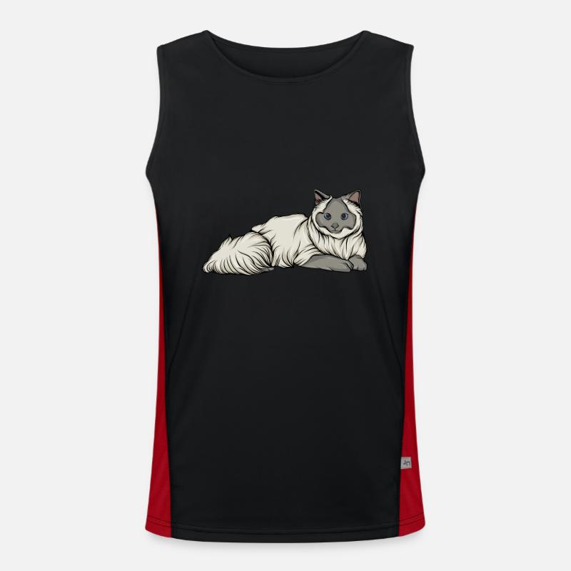 Chat Débardeur respirant contrasté Homme 