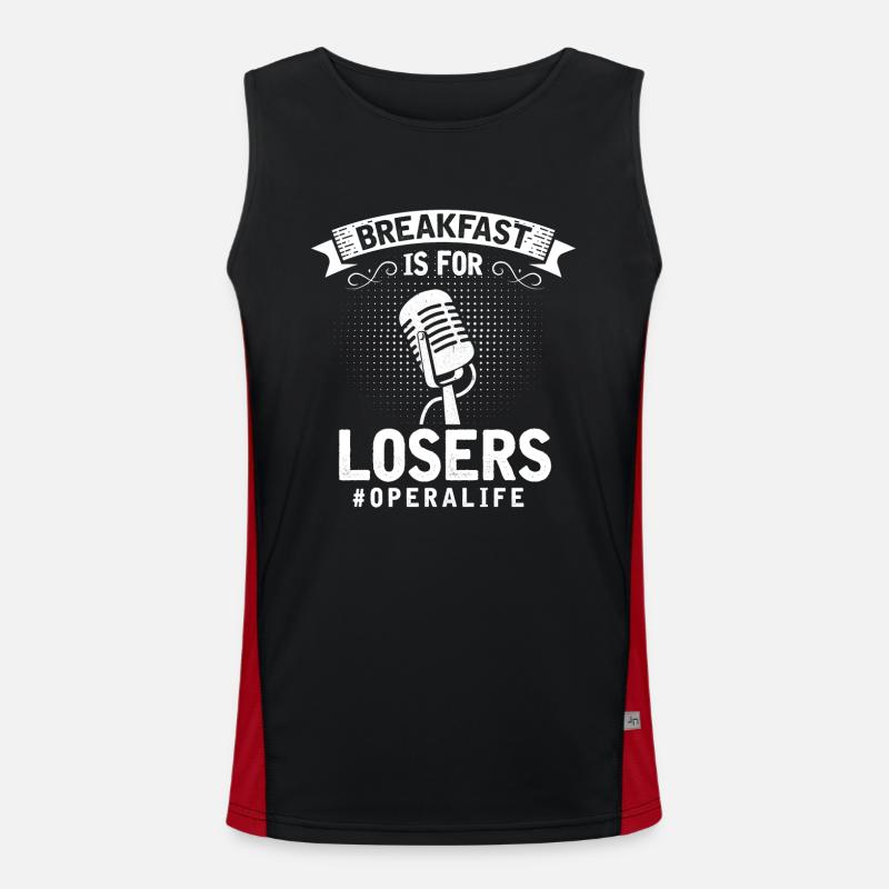 Opera singer, voice, opera Men's Functional Contrast Tank Top 
