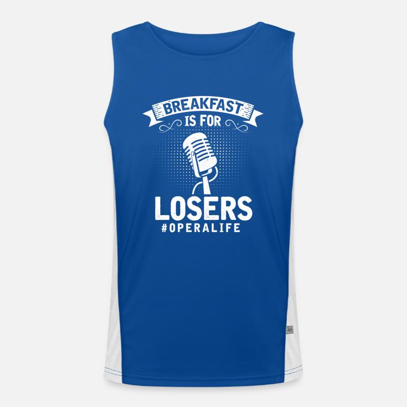 Opernsänger, Gesang, Opera Funktionelles Kontrast-Tank Top für Männer 
