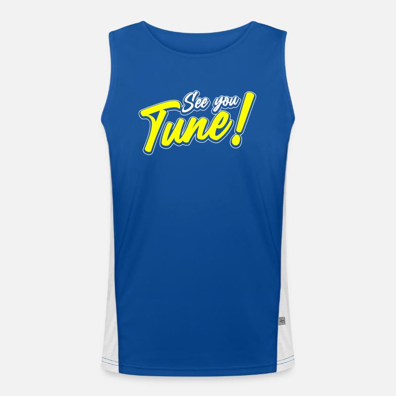 Opera singer, voice, opera Men's Functional Contrast Tank Top 