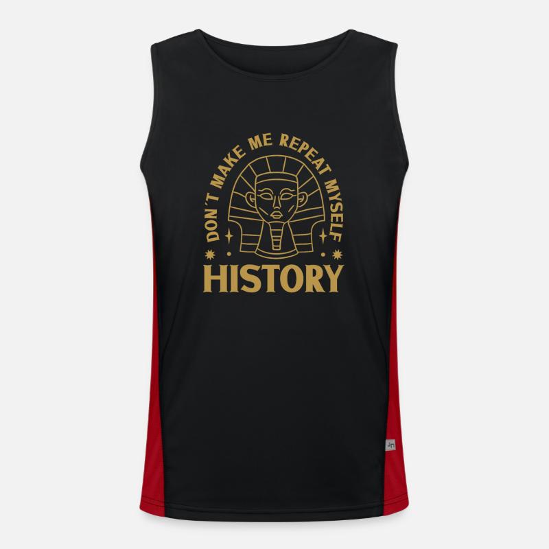 Geschichtshistoriker Geschichtsinteressierter Funktionelles Kontrast-Tank Top für Männer 