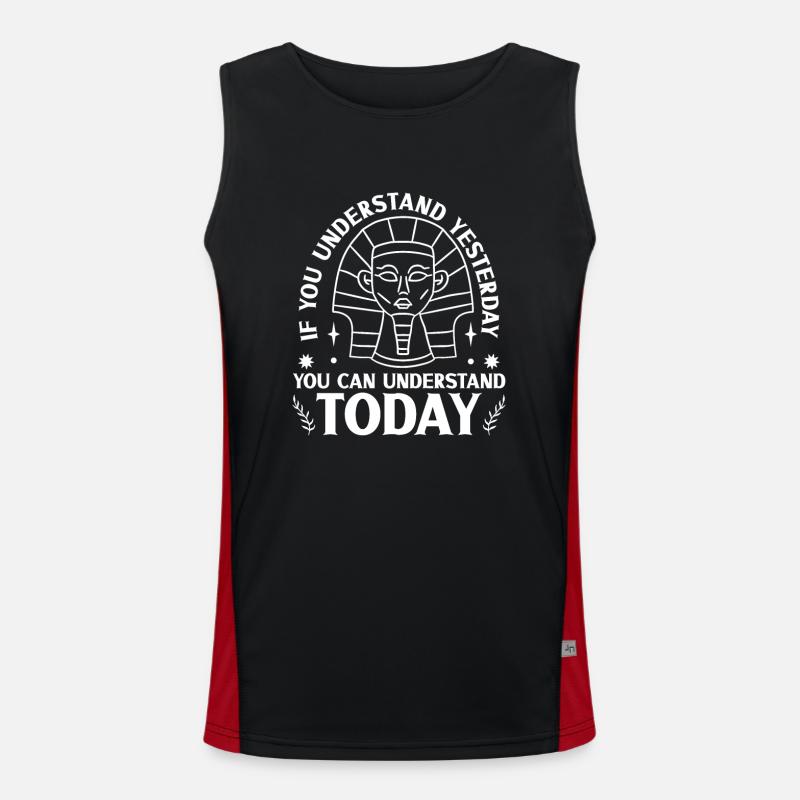 Geschichtshistoriker Geschichtsinteressierter Funktionelles Kontrast-Tank Top für Männer 