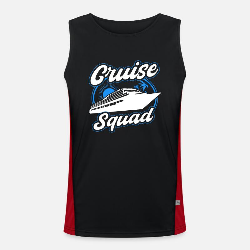 Cruise Squad Schiffreise Funktionelles Kontrast-Tank Top für Männer 