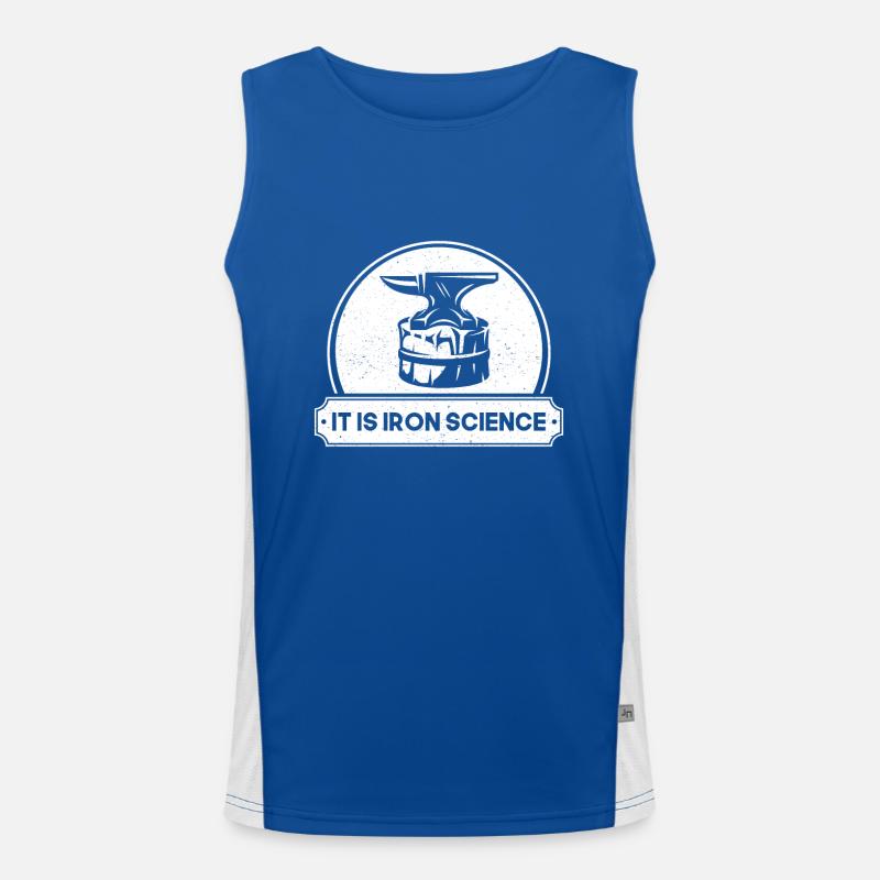 Chanteronnerie Enclume C’est une idée cadeau de science du fer Débardeur respirant contrasté Homme 