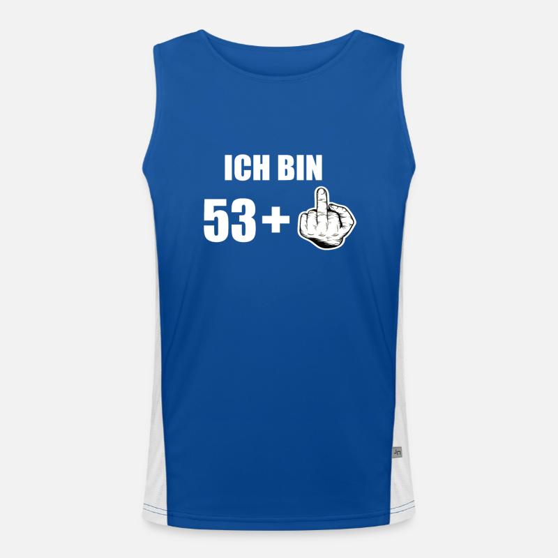54 Geburtstag Funktionelles Kontrast-Tank Top für Männer 
