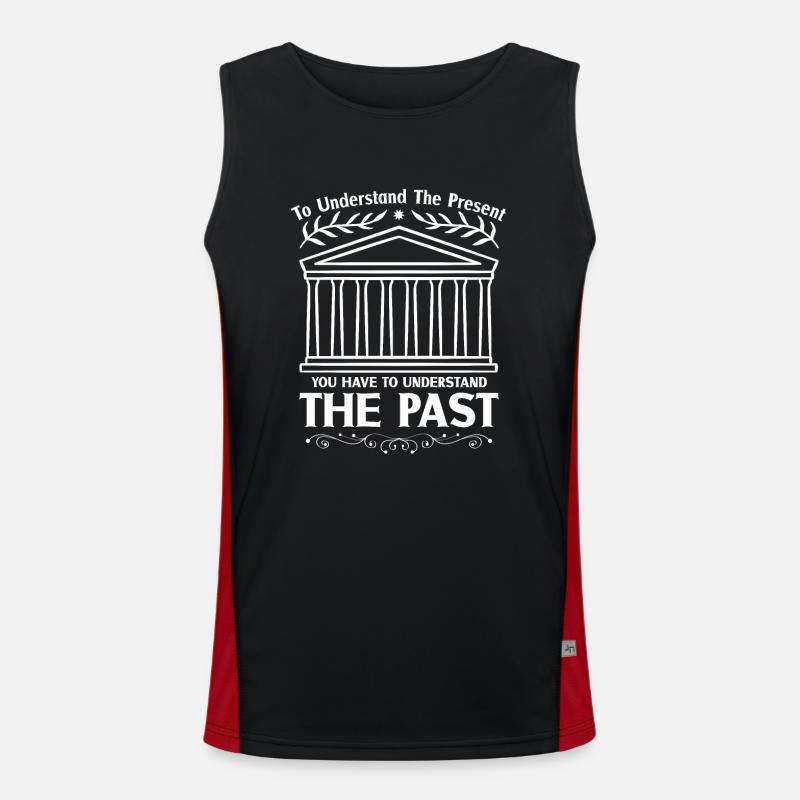 Geschichtshistoriker Geschichtsinteressierter Funktionelles Kontrast-Tank Top für Männer 