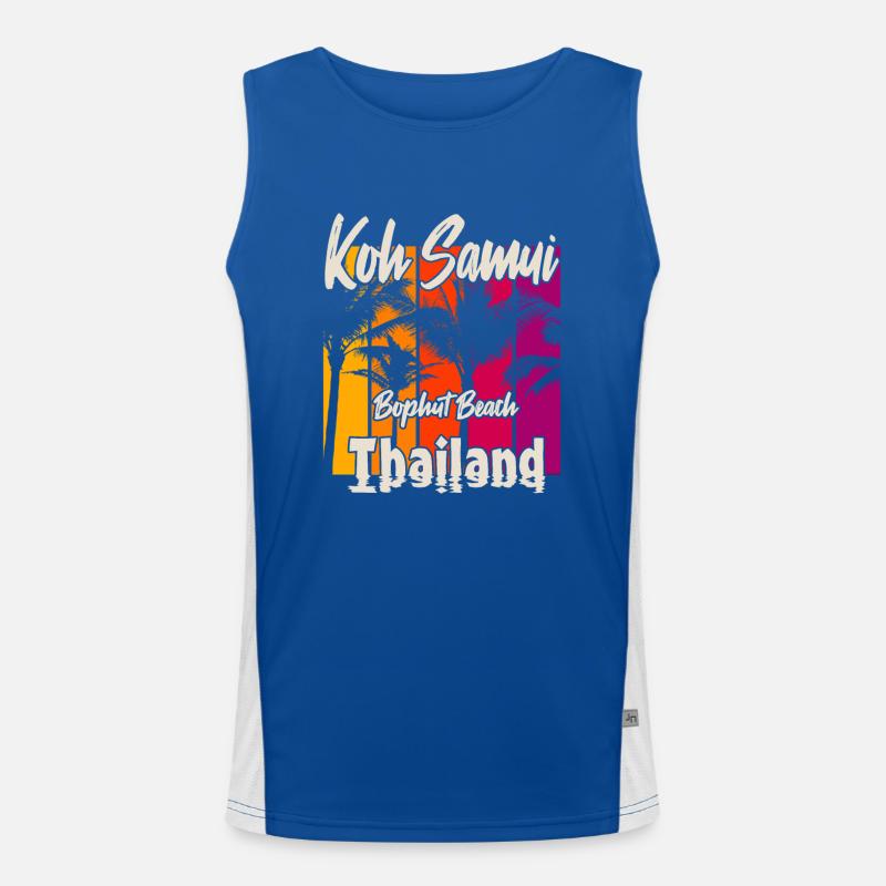 Koh Samui Thaïlande Bophut Beach Débardeur respirant contrasté Homme 