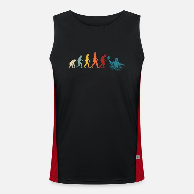 Water Polo Evolution Funktionelles Kontrast-Tank Top für Männer 