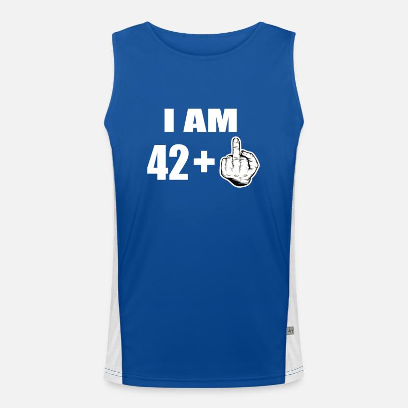 43rd birthday Men's Functional Contrast Tank Top 