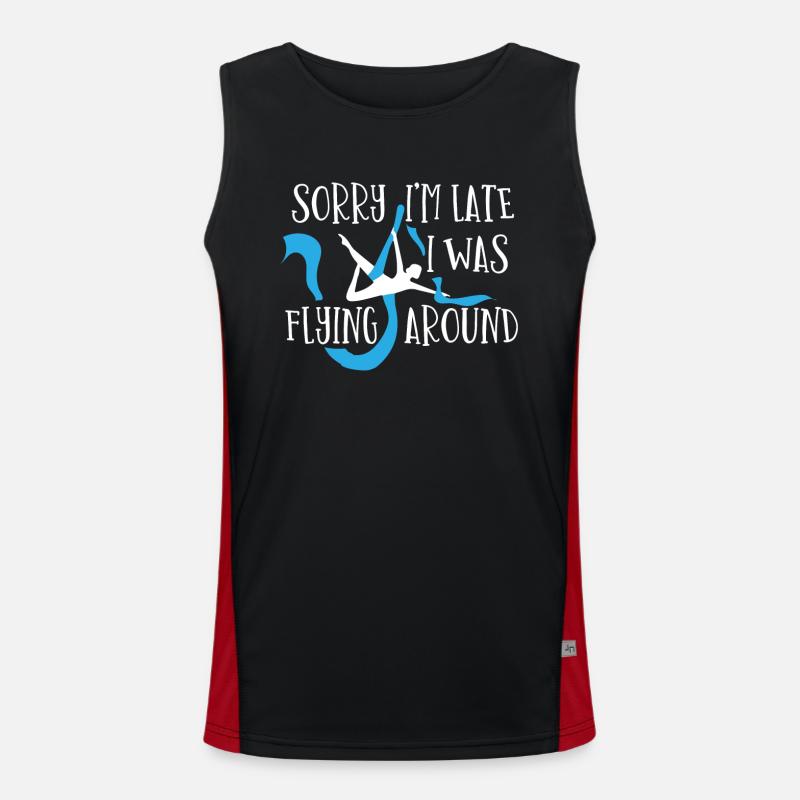 Luftsieger. Luftseide Funktionelles Kontrast-Tank Top für Männer 