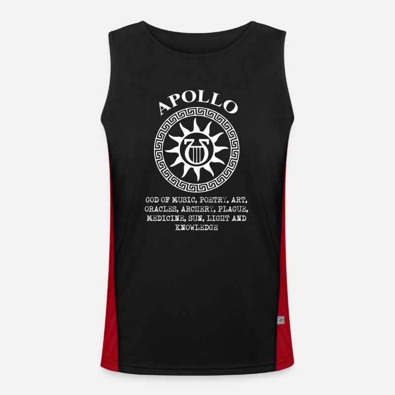 Luftsieger. Luftseide Funktionelles Kontrast-Tank Top für Männer 