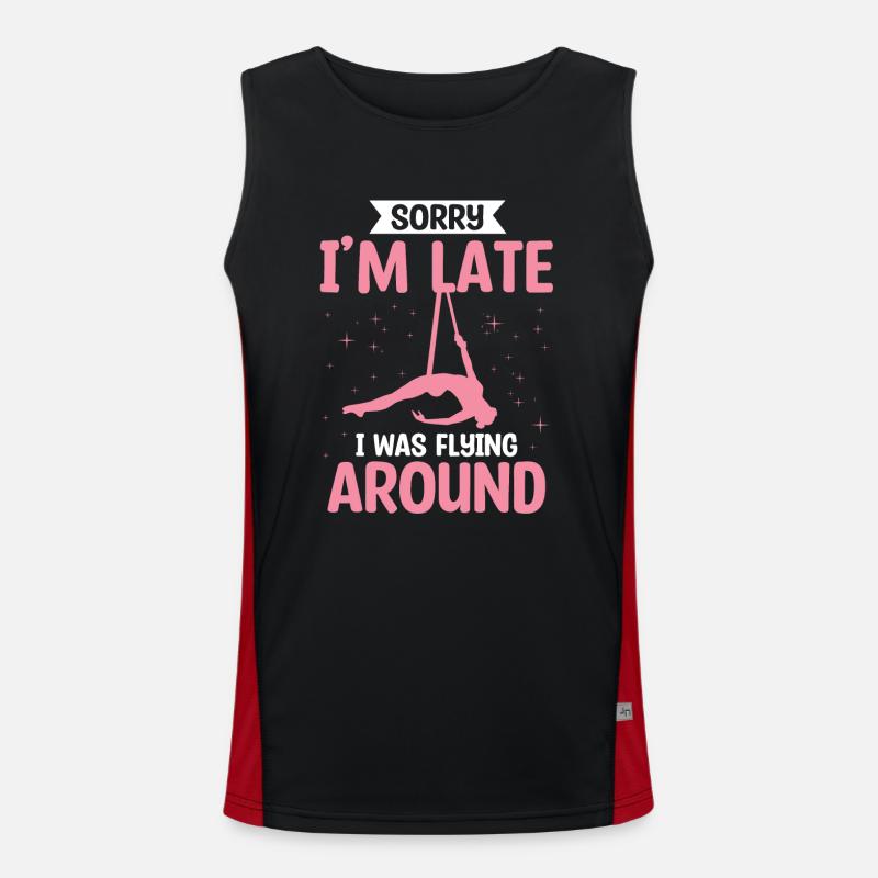 Luftsieger. Luftseide Funktionelles Kontrast-Tank Top für Männer 