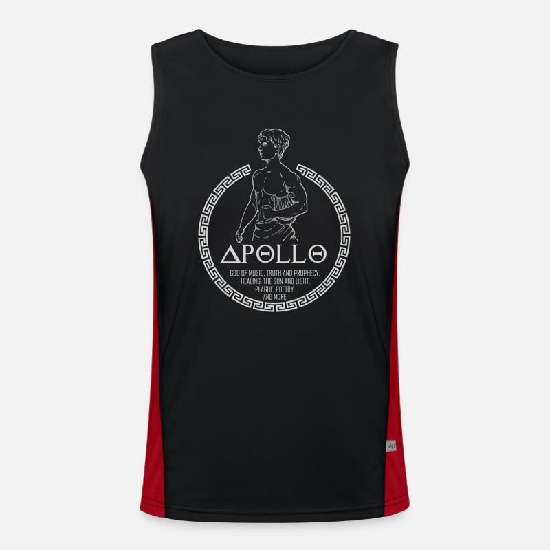 Luftsieger. Luftseide Funktionelles Kontrast-Tank Top für Männer 