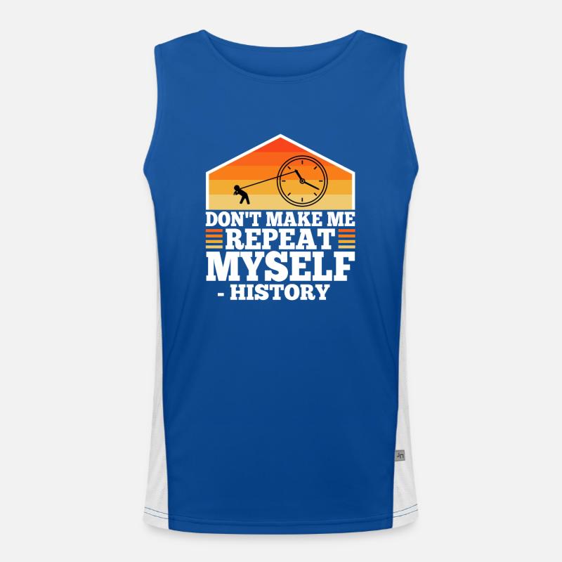 Ne me faites pas répéter l’histoire Débardeur respirant contrasté Homme 