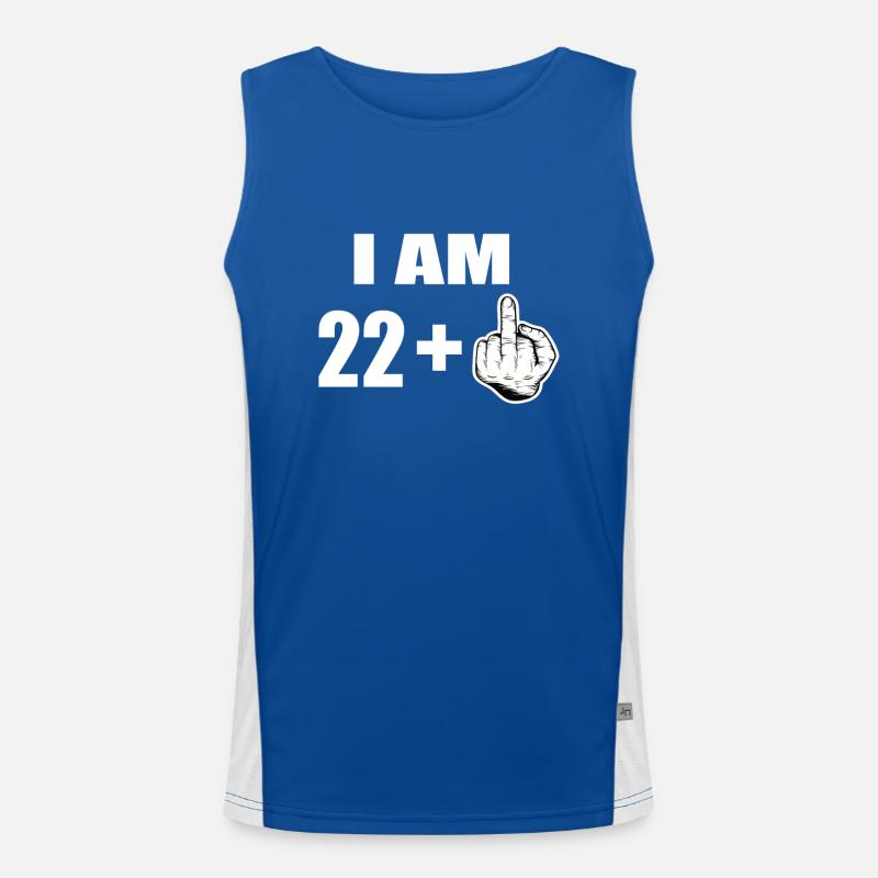 23 Geburtstag Funktionelles Kontrast-Tank Top für Männer 