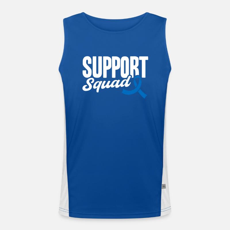 Support Squad Men's Functional Contrast Tank Top 
