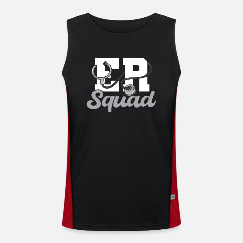 Her Squad Emergency Squad Men's Functional Contrast Tank Top 