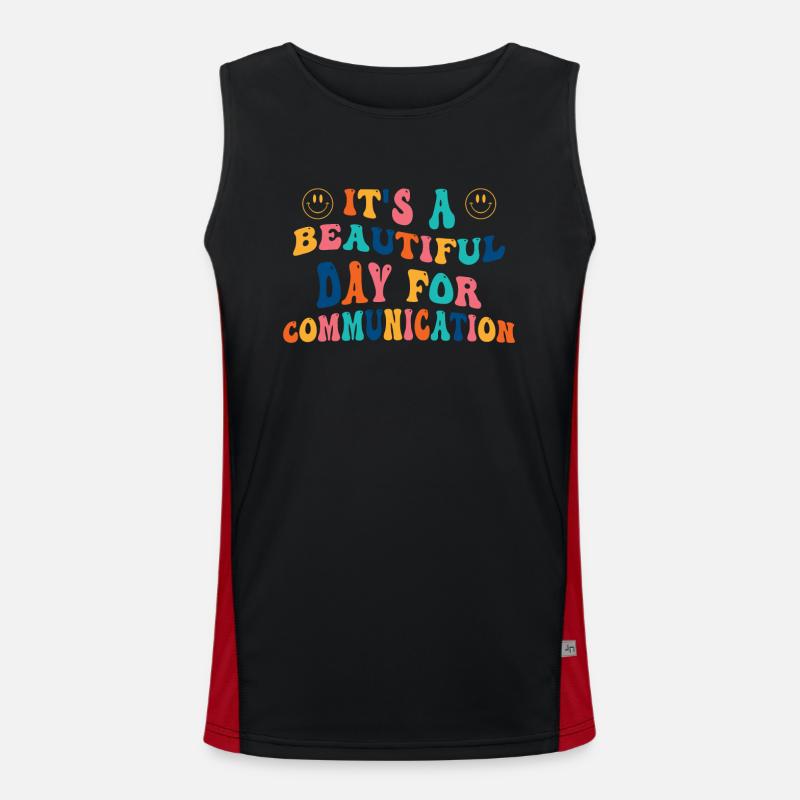 Communication Science Men's Functional Contrast Tank Top 