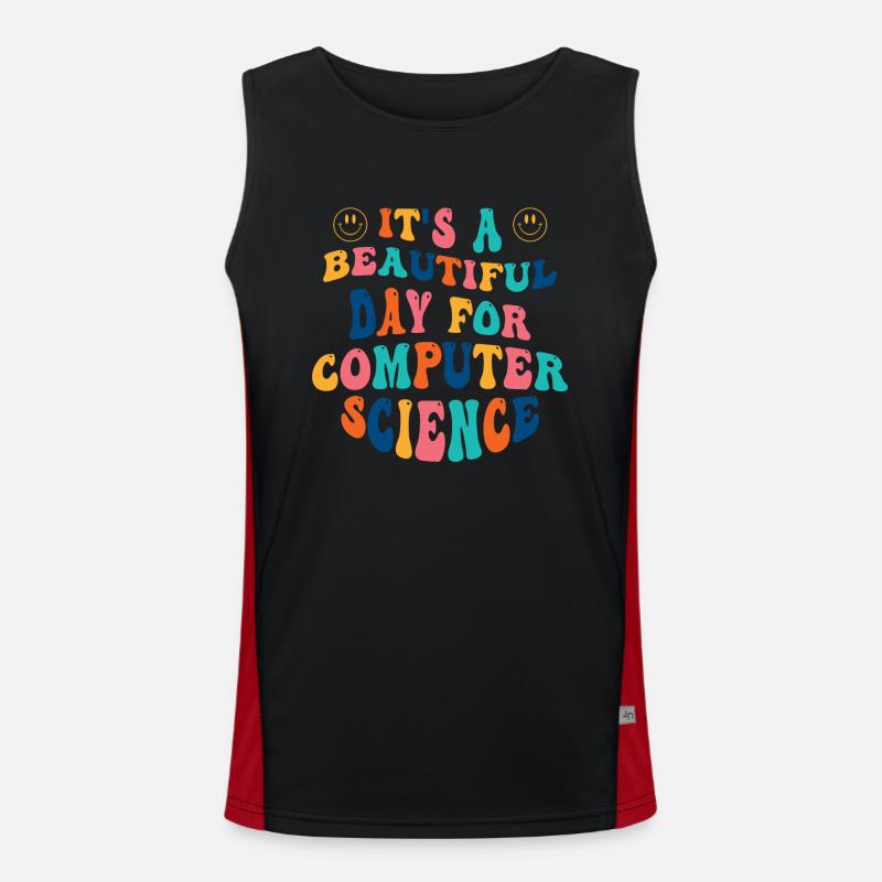 Computer Science Student Men's Functional Contrast Tank Top 