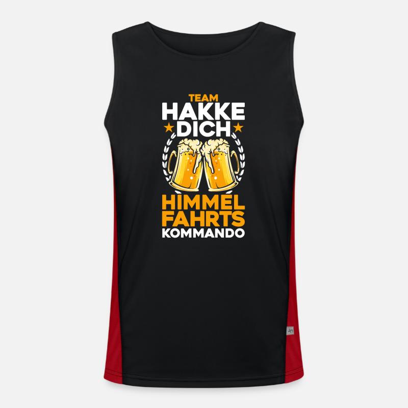 Bier Funktionelles Kontrast-Tank Top für Männer 