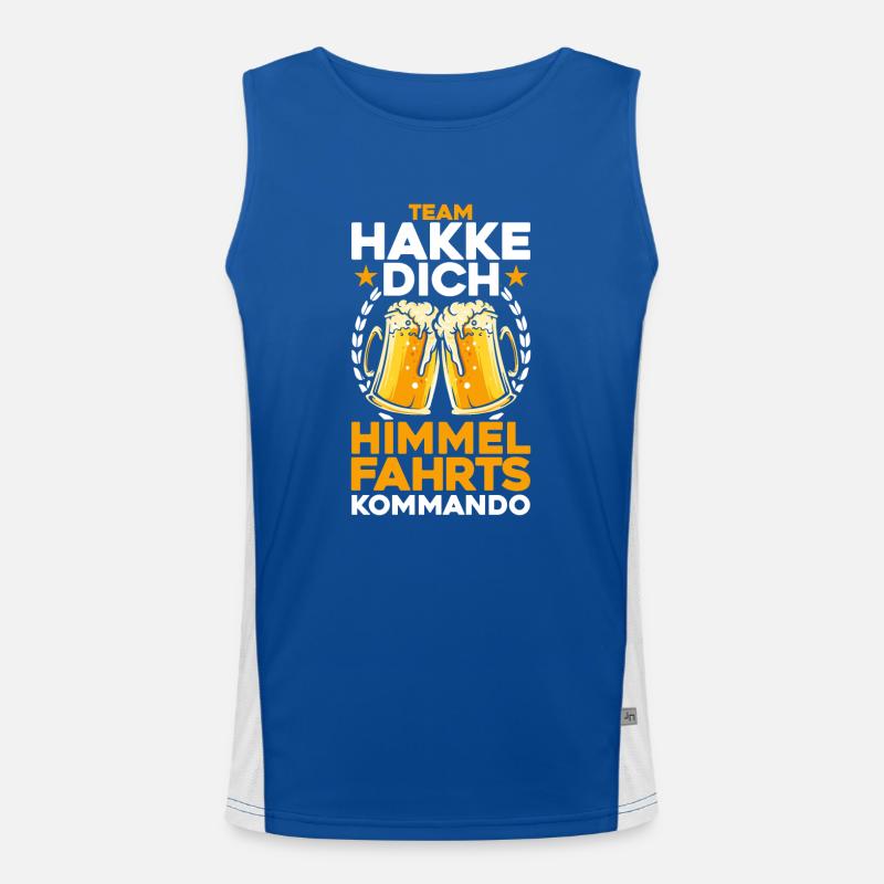 Bier Funktionelles Kontrast-Tank Top für Männer 