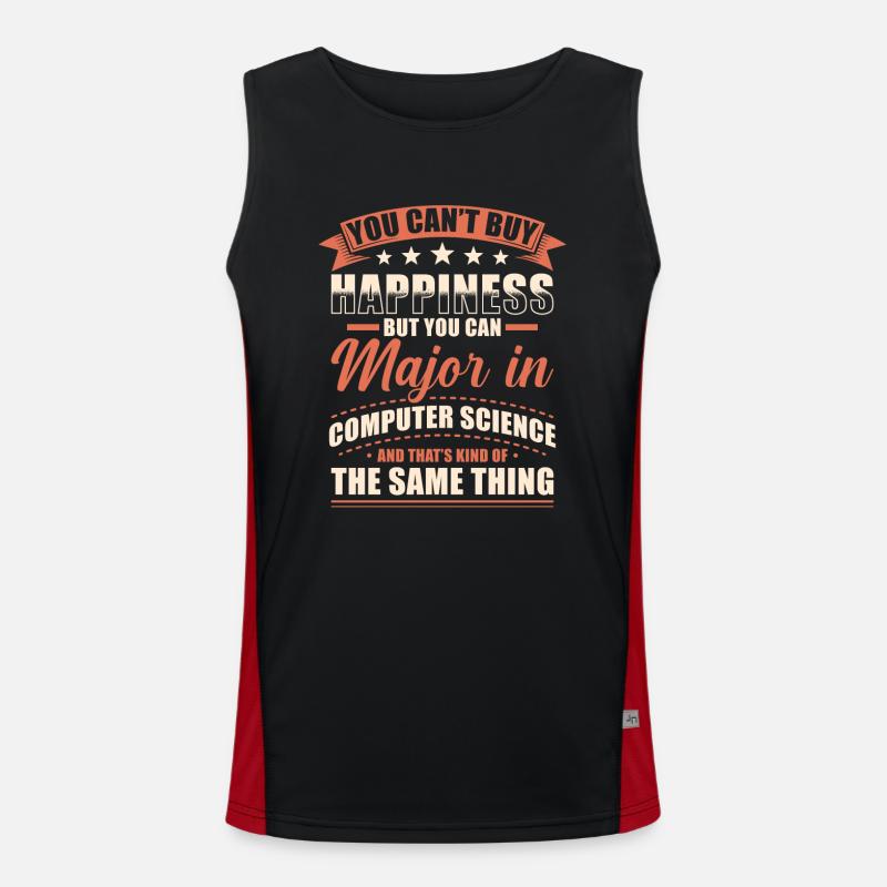 Computer Science Degree Men's Functional Contrast Tank Top 