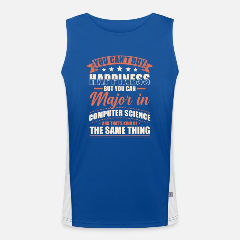 Computer Science Degree Men's Functional Contrast Tank Top 
