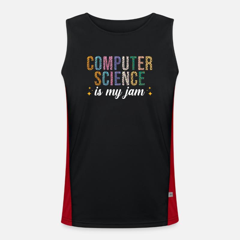 Computer Science is my passion Men's Functional Contrast Tank Top 