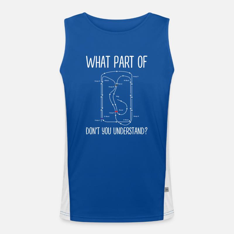 Croquet Funktionelles Kontrast-Tank Top für Männer 