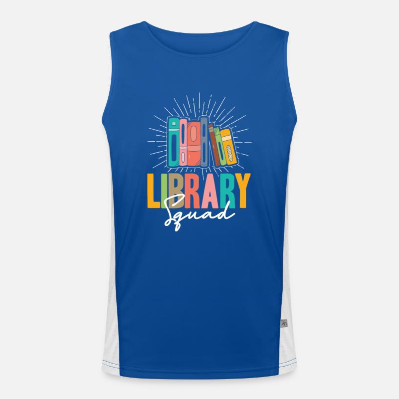 Library Squad Men's Functional Contrast Tank Top 