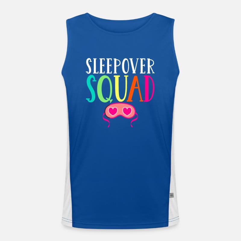 Sleepover Squad Funktionelles Kontrast-Tank Top für Männer 