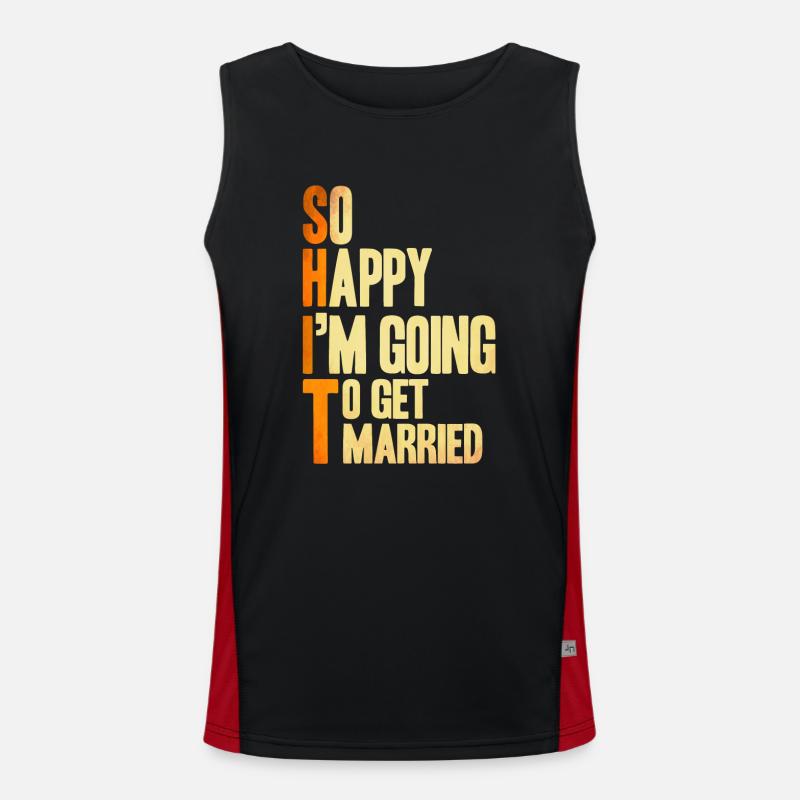 Bachelor Men's Functional Contrast Tank Top 