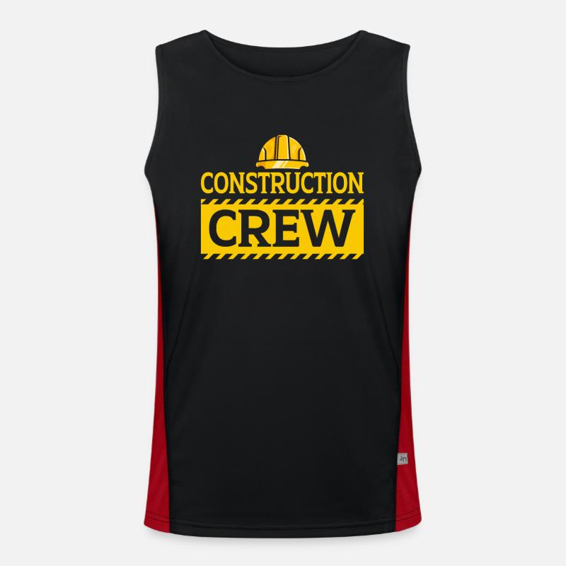 Construction Crew Men's Functional Contrast Tank Top 